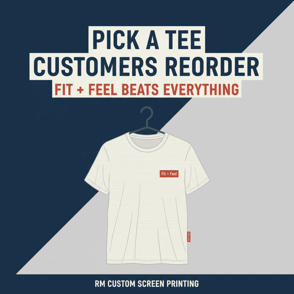 Custom Tees for Small Brands: How to Pick a Shirt Customers Reorder